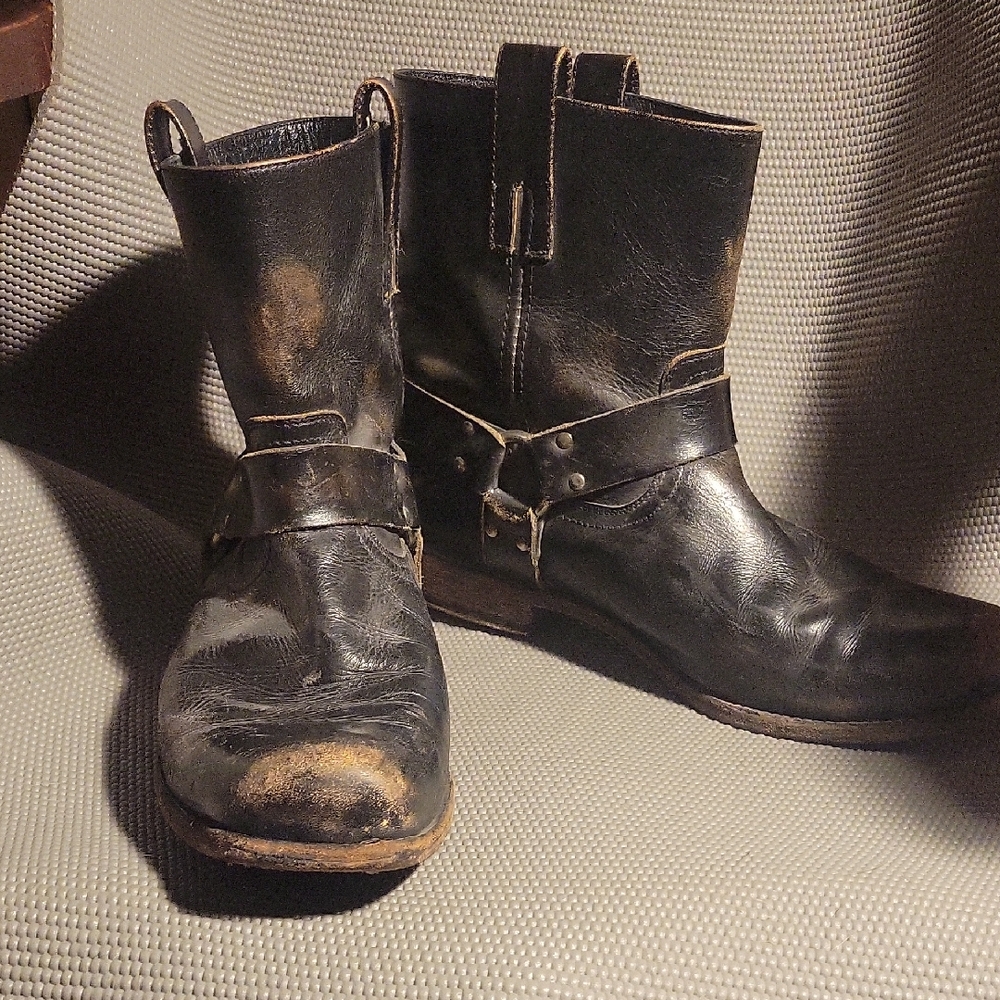 Frye Men's Black Leather Boots